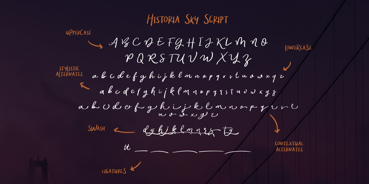 Example font Historia Sky #3
